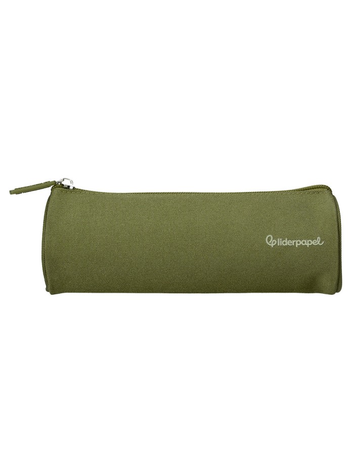 Estuche portatodo liderpapel classic cilindrico ancho 210x70mm verde militar Estuche portatodo liderpapel classic cilindrico ancho 210x70mm verde militar