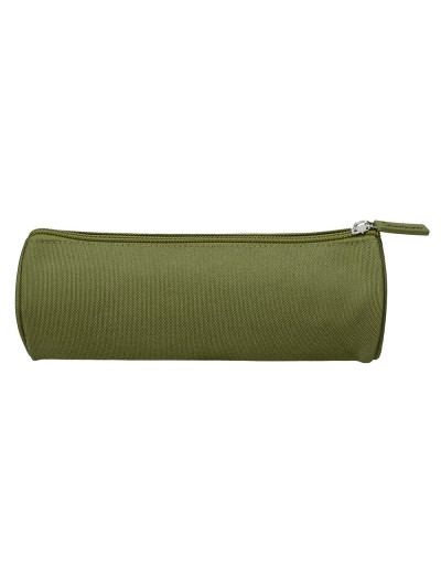 Estuche portatodo liderpapel classic cilindrico ancho 210x70mm verde militar