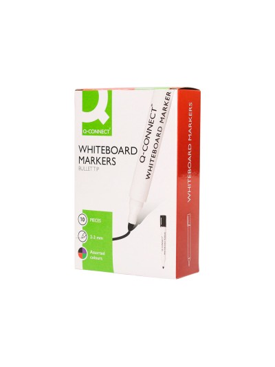 Rotulador q-connect pizarra blanca colores surtidos punta redonda 3 mm