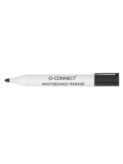 Rotulador q-connect pizarra blanca color negro punta redonda 3 mm