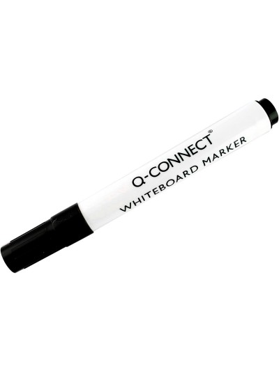 Rotulador q-connect pizarra blanca color negro punta redonda 3 mm