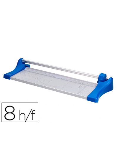 Cizalla q-connect metalica de rodillo de 44 cm con base de aluminio