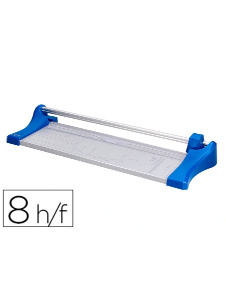 Cizalla q-connect metalica de rodillo de 44 cm con base de aluminio