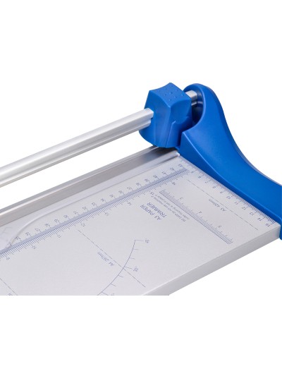 Cizalla q-connect metalica de rodillo de 44 cm con base de aluminio