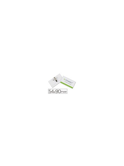 Identificador q-connect con pinza e imperdible kf17458 54x90 mm