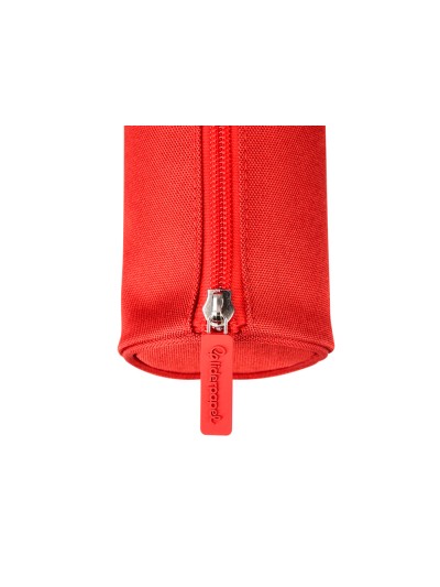 Estuche portatodo liderpapel classic cilindrico ancho 210x70mm rojo