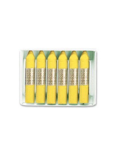 Lapices cera manley unicolor verde amarillo claro n.47 caja de 12 unidades