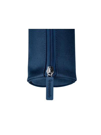 Estuche portatodo liderpapel classic cilindrico ancho 210x70mm azul marino