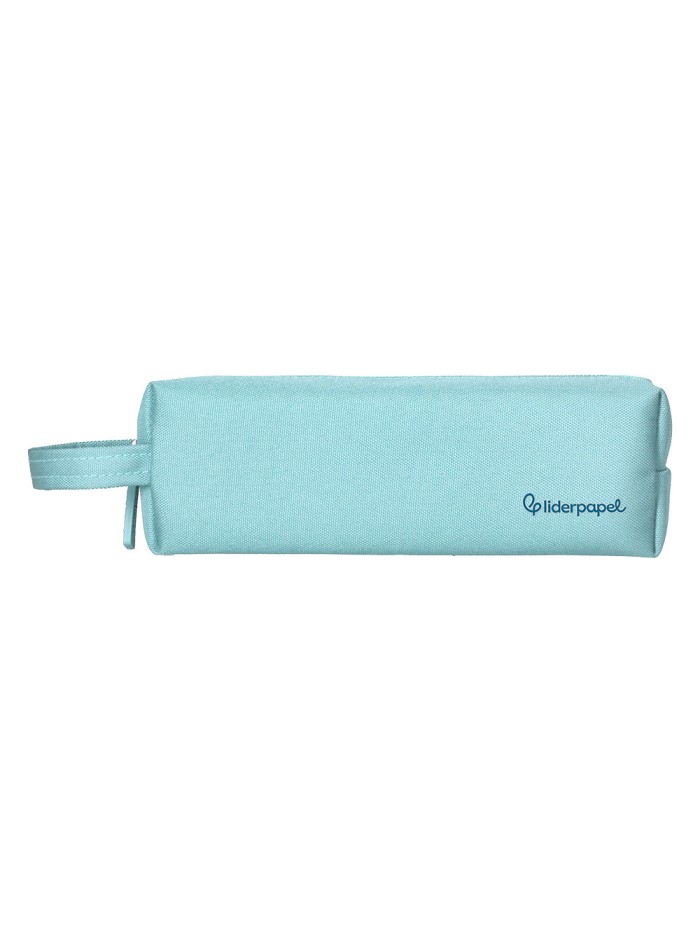 Estuche portatodo liderpapel classic rectangular con asa 210x70mm azul celeste Estuche portatodo liderpapel classic rectangular con asa 210x70mm azul celeste