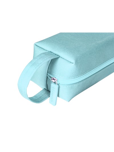 Estuche portatodo liderpapel classic rectangular con asa 210x70mm azul celeste