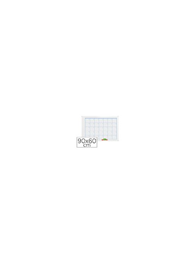 Planning magnetico nobo mensual rotulable marco metalico 90x60 cm
