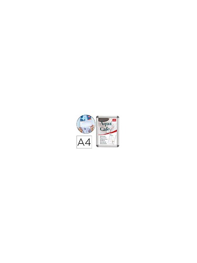 Marco porta anuncios nobo clipdown din a4 marco de aluminio con cantoneras 24,8x37x1,7 cm