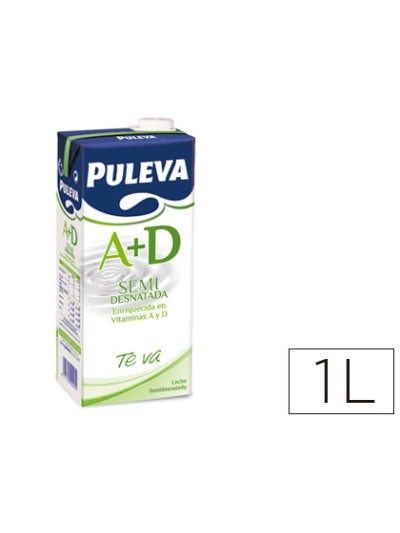 Leche puleva semidesnatada brik de 1 litro