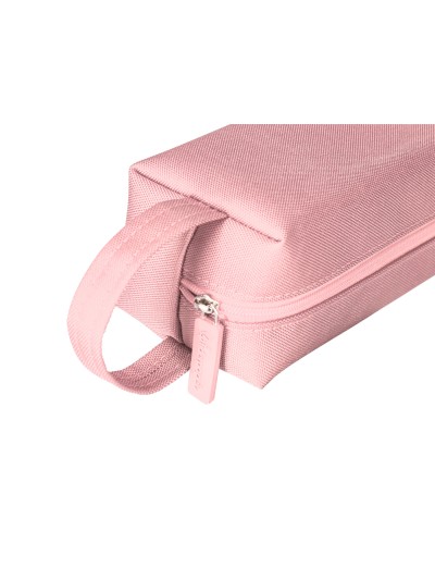 Estuche portatodo liderpapel classic rectangular con asa 210x70mm rosa
