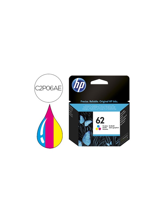 Ink-jet hp n.62 officejet 5640 / 7640 / 5740 pack multicolor -165 pag- Ink-jet hp n.62 officejet 5640 / 7640 / 5740 pack multicolor -165 pag-