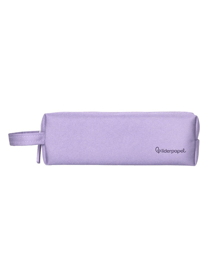 Estuche portatodo liderpapel classic rectangular con asa 210x70mm lila Estuche portatodo liderpapel classic rectangular con asa 210x70mm lila