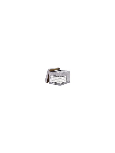 Cajon fellowes carton reciclado para almacenamiento de archivo capacidad 4 cajas de archivo tamaño din a4