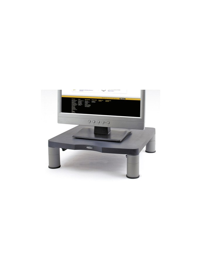 Soporte fellowes para monitor tft estandar ajustable en altura 50/100x340x340 mm color grafito Soporte fellowes para monitor tft estandar ajustable en altura 50/100x340x340 mm color grafito