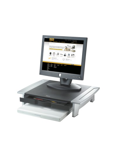 Soporte fellowes para monitor tft office suites ajustable en altura con bandeja 100/150x500x364 mm mm color
