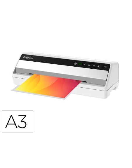 Plastificadora fellowes saturn 3i din a3 2 rodillos sistema antiatasco hasta 125 mc