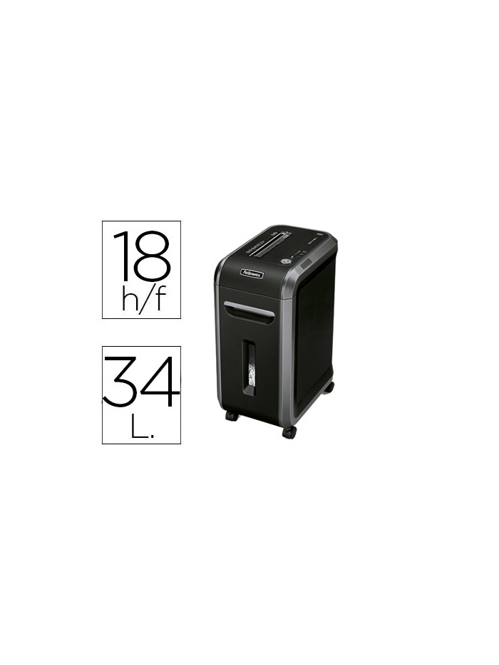 Destructora de documentos fellowes 99ci capacidad de corte 18 hojas destruye grapas clips tarjetas y cd Destructora de documentos fellowes 99ci capacidad de corte 18 hojas destruye grapas clips tarjetas y cd