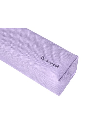 Estuche portatodo liderpapel classic rectangular con asa 210x70mm lila