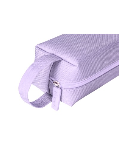 Estuche portatodo liderpapel classic rectangular con asa 210x70mm lila