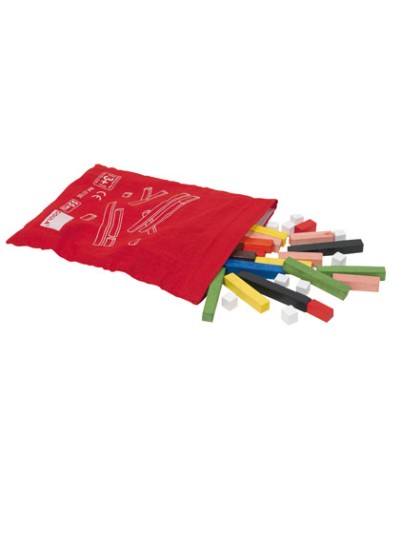 Juego goula didactico regletas en bolsa 55 piezas