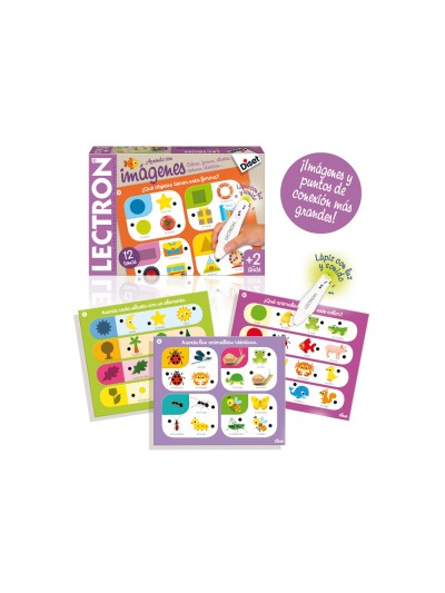 Juego diset didactico lectron lapiz aprendo con imagenes