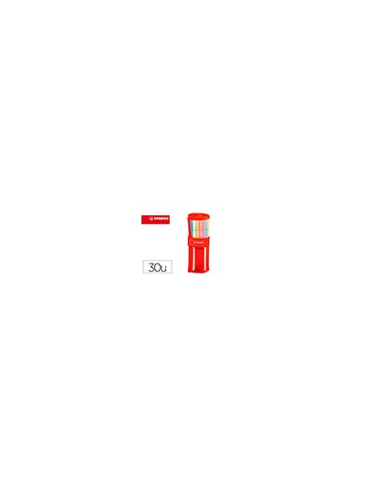 Rotulador stabilo acuarelable pen 68 estuche de 24 colores estandar + 6 colores neon