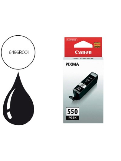 Ink-jet canon pgi-550 pixma mg 5450 / ip7250 / mg6350 negro 15 ml