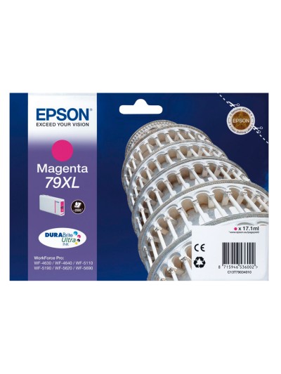 Ink-jet epson 79xl 900p wf 4630 / 4640 / 5110 / 5620 / 5690 / 5690 magenta -2.000 pag-