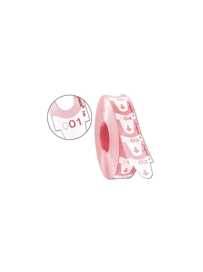 Tickets turnomatic 31x67 mm color rosa rollo 4000 tickets Tickets turnomatic 31x67 mm color rosa rollo 4000 tickets