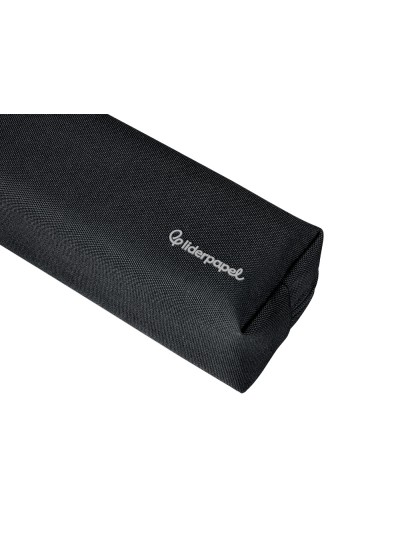 Estuche portatodo liderpapel classic rectangular con asa 210x70mm negro