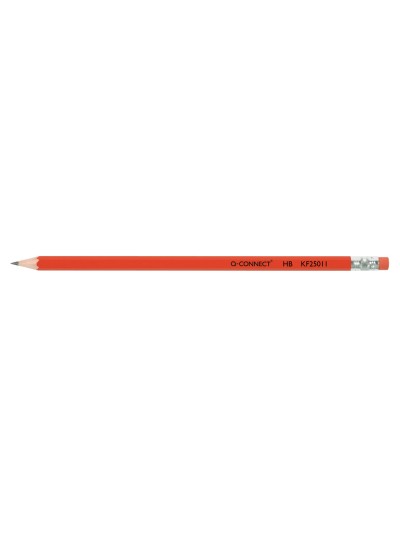 Lapices de grafito q-connect hexagonal con goma n.2 hb
