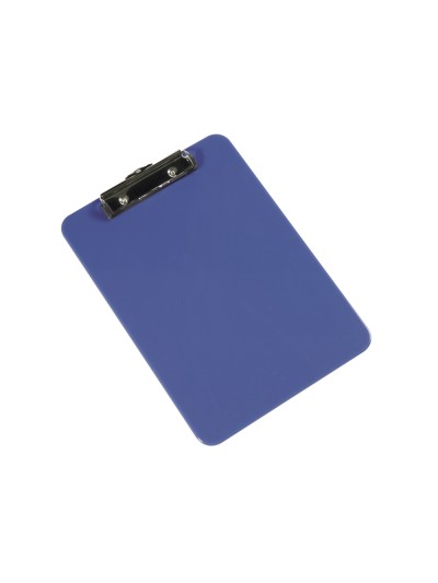 Portanotas q-connect plastico din a4 azul 3 mm
