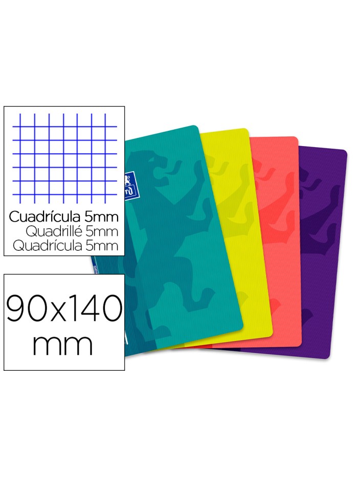 Libreta escolar oxford tapa flexible optik paper openflex 48 hojas 90 gr 90 x 140 mm cuadro 5 mm colores surtidos Libreta escolar oxford tapa flexible optik paper openflex 48 hojas 90 gr 90 x 140 mm cuadro 5 mm colores surtidos