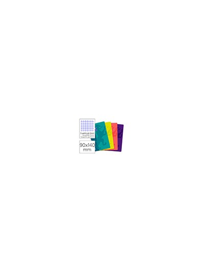 Libreta escolar oxford tapa flexible optik paper openflex 48 hojas 90 gr 90 x 140 mm cuadro 5 mm colores surtidos