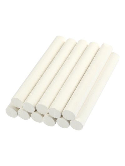 Tiza blanca antipolvo liderpapel caja de 10 unidades