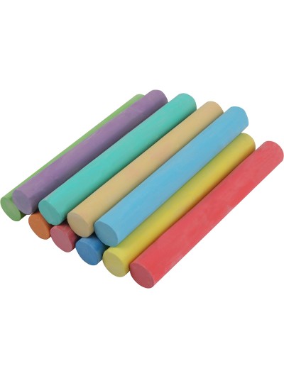Tiza color antipolvo liderpapel caja de 10 unidades colores surtidos
