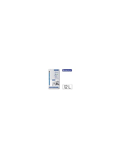 Lapices de grafito staedtler mars lumograph 100 caja metalica de 12 lapices 8b- 7b-6b-5b-4b-3b-2b-b-hb-f-h-2h