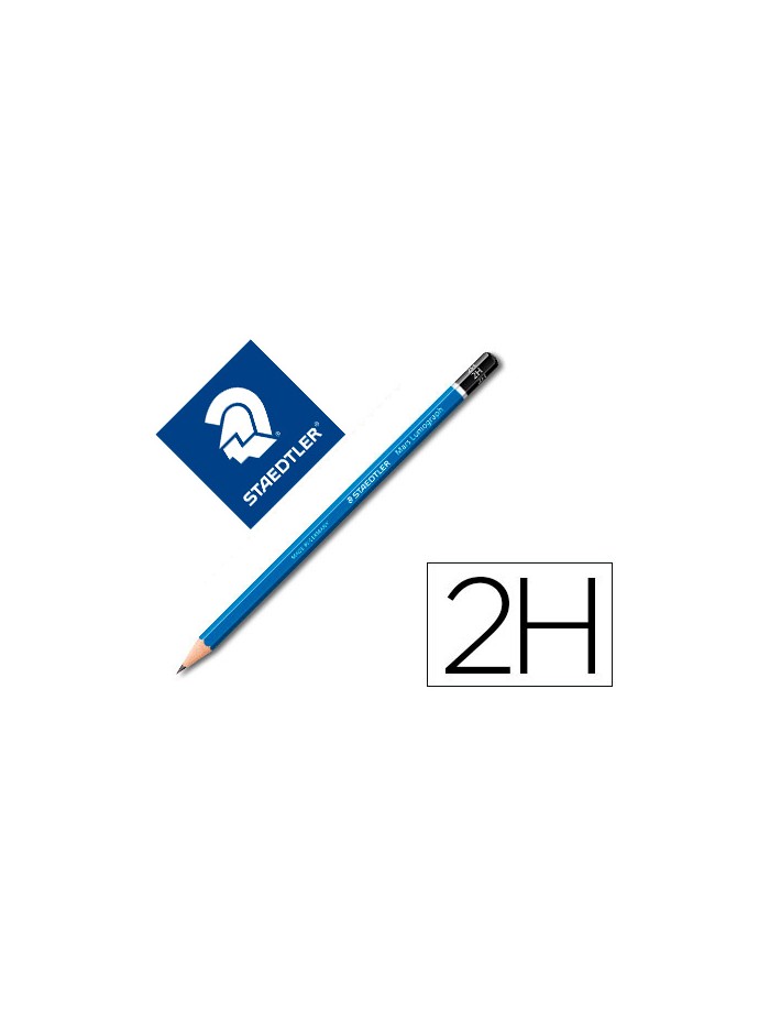Lapices de grafito staedtler mars lumograph 100 2h unidad Lapices de grafito staedtler mars lumograph 100 2h unidad