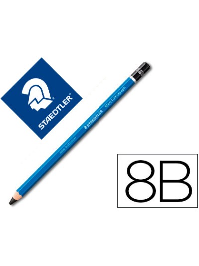 Lapices de grafito staedtler mars lumograph 100 8b unidad