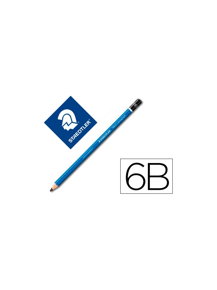 Lapices de grafito staedtler mars lumograph 100 6b unidad Lapices de grafito staedtler mars lumograph 100 6b unidad