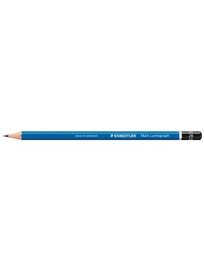 Lapices de grafito staedtler mars lumograph 100 2b unidad