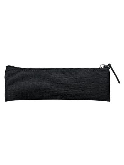 Estuche portatodo liderpapel plano estrecho una cremallera 200x60 mm negro