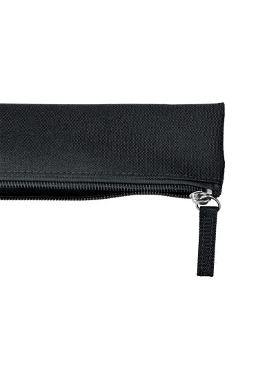 Estuche portatodo liderpapel plano estrecho una cremallera 200x60 mm negro