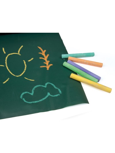 Pizarra liderpapel para tiza adhesiva rollo 45x200 cm color negro o verde