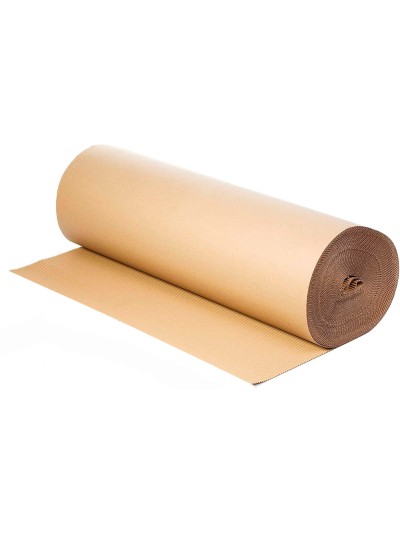Carton ondulado q-connect 0,90x25 m 250 g/m2 kraft