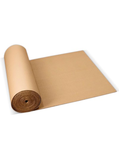 Carton ondulado q-connect 0,90x25 m 250 g/m2 kraft